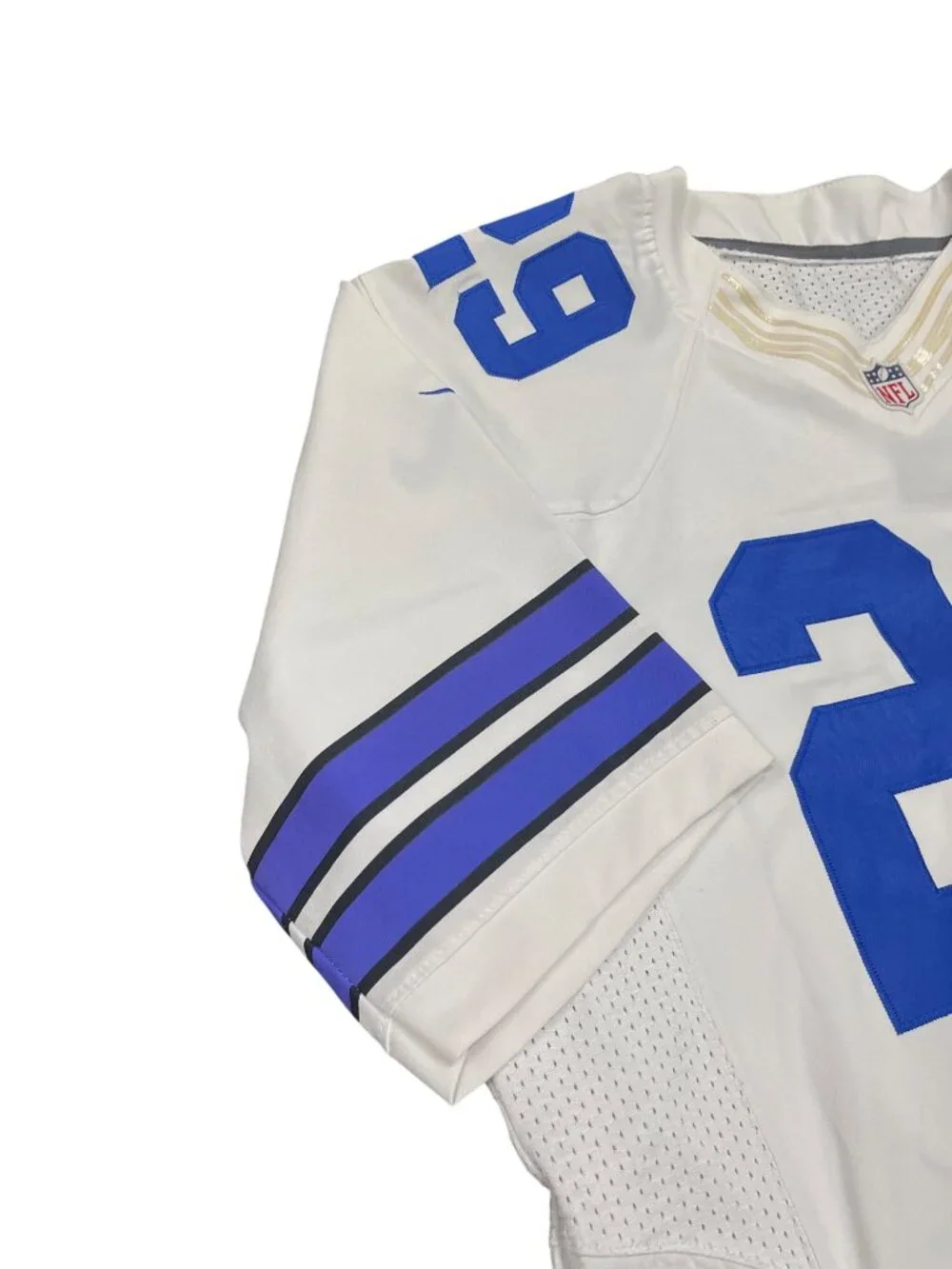 Nike Dallas Cowboys NFL Demarco on field white blue mens jersey Sz 48 SKU 10-599
